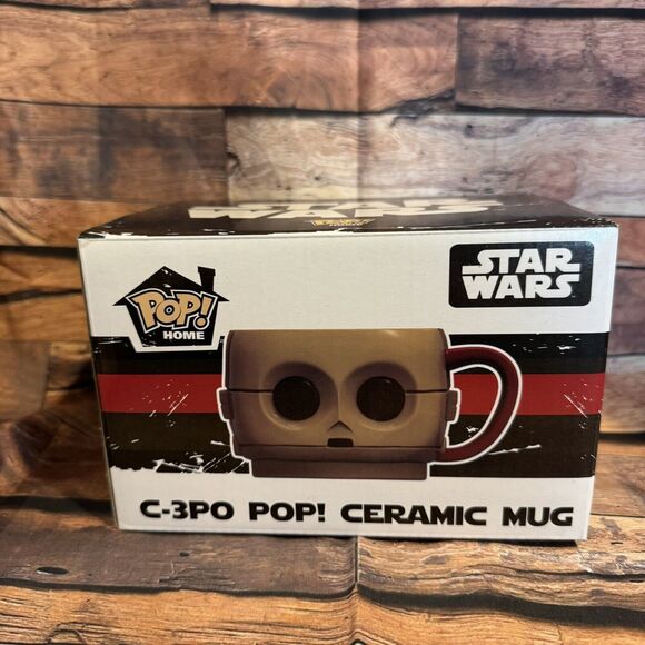 Funko Home C3PO Star Wars Pop! Ceramic Coffee Mug Tea Smugglers Bounty Exclusive - Picture 1 of 6